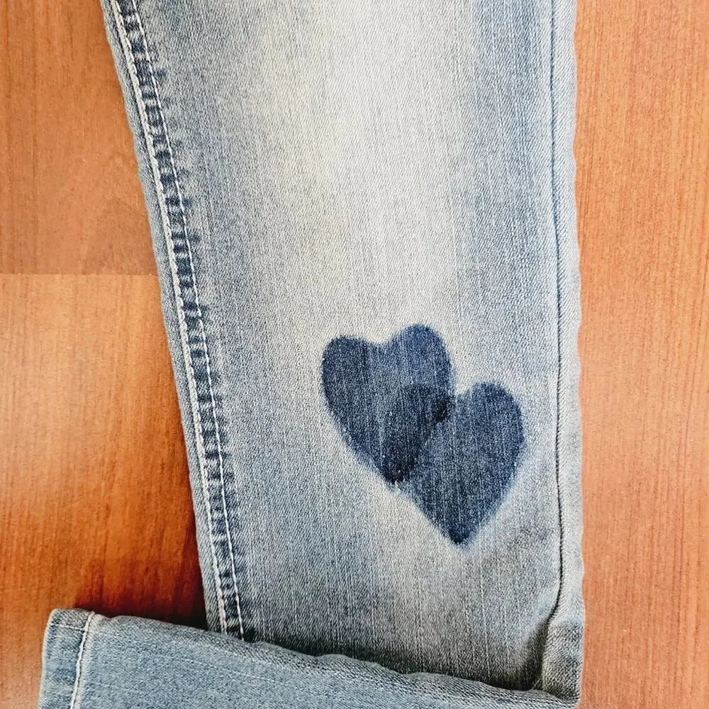 SEVEN7 GIRL EMBROIDERED /DAZZLE JEANS SIZE 10P